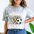 Proud Boyfriend Of A 2026 Senior Soccer Graduation Leopard Comfort Color Blast T-Shirt Smoke