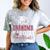 Proud Grandma Of 2025 College Graduate Family Graduation Comfort Color Blast T-Shirt Smoke