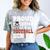 Proud Grandma Of a Football Senior 2026 Graduation Comfort Color Blast T-Shirt Smoke