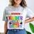 Proud MAWMAW Of Awesome Kindergarten Pre-K Graduation 2025 Comfort Color Blast T-Shirt Smoke