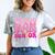 Proud Mom Of a 2025 Graduate Class Senior Graduation Mother Comfort Color Blast T-Shirt Smoke