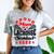 Proud Mom Of a Lacrosse Senior 2022 Graduation Comfort Color Blast T-Shirt Smoke