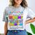 Proud MOMMY Of a 2025 PRE-K Graduate -Graduation Comfort Color Blast T-Shirt Smoke