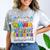 Proud NANA Of a 2025 Kindergarten Graduate Graduation Comfort Color Blast T-Shirt Smoke