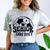 Proud Senior Dad Soccer Class Of 2027 Graduation Graduate Comfort Color Blast T-Shirt Smoke