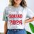 Proud Squad Of a Class Of 2026 Graduate For Graduation Comfort Color Blast T-Shirt Smoke