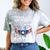 Proud US Air Force Sister Flag Air Force Graduation Sister Comfort Color Blast T-Shirt Smoke