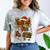 Retro 90s 80s Baby Christmas Holiday Nostalgia Comfort Color Blast T-Shirt Smoke