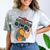 Retro 90s Boombox Nostalgia Party For Music Lovers Men Women Comfort Color Blast T-Shirt Smoke