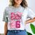 Retro Senior 2026 Coquette Bow Graduation Class Of 2026 Comfort Color Blast T-Shirt Smoke