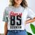 Reunion 1985 Matching Graduation High School Class Of 1985 Comfort Color Blast T-Shirt Smoke