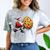 Santa Holding Cookie Xmas Baker Introvert Christmas Comfort Color Blast T-Shirt Smoke
