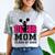 Senior Cheerleader Mom Cheer Class Of 2025 Graduation Women Comfort Color Blast T-Shirt Smoke