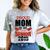 Senior Class Of 2019 Tshirt Graduation Awesome Mom Comfort Color Blast T-Shirt Smoke