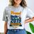 Senior Class Of 2019 Tshirt Graduation School Students Uncle Comfort Color Blast T-Shirt Smoke