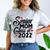 Senior Class Of 2022 School Graduation Mom Comfort Color Blast T-Shirt Smoke