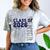 Senior Class Of 2026 Graduation Year High School & College Comfort Color Blast T-Shirt Smoke