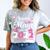 Senior Mom Of A Class Of 2022 Heart School Graduation Comfort Color Blast T-Shirt Smoke