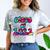 Senior Year 2022 Class Of 2022 Graduation Tie Dye Groovy Comfort Color Blast T-Shirt Smoke