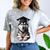 Siberian Husky Dog Graduation Cap Training School Graduate Men Women Kids Comfort Color Blast T-Shirt Smoke