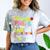 So Long Pre-K Kindergarten Here I Come Graduation Kids Comfort Color Blast T-Shirt Smoke