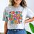In My Social Worker Era Cute Social Worker Graduation MSW Comfort Color Blast T-Shirt Smoke