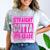 Straight Outta 8th Grade Graduation Eighth Grade T-Shirt Comfort Color Blast T-Shirt Smoke