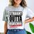 Straight Outta High School Class Of 2023 Graduation Comfort Color Blast T-Shirt Smoke