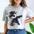 Student Graduation 2022 Panda Football Boys Girls Teenager Comfort Color Blast T-Shirt Smoke