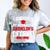 I Survived My Boyfriend's Bachelor's Degree Graduation Comfort Color Blast T-Shirt Smoke