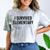 I Survived Elementary Graduation School Student Comfort Color Blast T-Shirt Smoke
