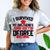 I Survived My Girlfriend's Juris Doctor Degree Graduation Comfort Color Blast T-Shirt Smoke