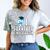 I Survived Kindergarten Graduation Kids Owl Grad Comfort Color Blast T-Shirt Smoke