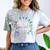 Teacher Of Tiny Humans Preschool Kindergarten Graduation Comfort Color Blast T-Shirt Smoke