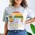 Test Day No Probllama Silhouette Teacher Student Graduation Comfort Color Blast T-Shirt Smoke