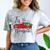 Tis The Season Holiday Nostalgia Red Truck Comfort Color Blast T-Shirt Smoke
