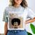 Unapologetically MSW-Ish Student Graduation Afro Comfort Color Blast T-Shirt Smoke