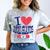Vet Tech I Love Veterinary Technician Graduation Comfort Color Blast T-Shirt Smoke