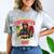 Woman Firefighter Aunt TiTi Auntie Black Graduation Comfort Color Blast T-Shirt Smoke