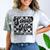 Women Senior Mom Class Of 2026 Retro Graduation Senior Mama Comfort Color Blast T-Shirt Smoke
