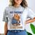 Women's Grouchy Capybara Not Friendly Do Not Touch Introvert Comfort Color Blast T-Shirt Smoke