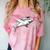 2019 Graduation Shark T Shirt High School College Grad Comfort Color Blast T-Shirt Clay