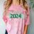 2024 Senior Class Graduation Shirt Graduate Comfort Color Blast T-Shirt Clay