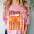 2026 Basketball Senior Dad Graduation Matching Family Comfort Color Blast T-Shirt Clay