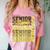 2026 Tennis Senior Brother Graduation Matching Family Comfort Color Blast T-Shirt Clay