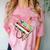 80s 90s Retro Halloween's Party Costume Nostalgia Cassette Comfort Color Blast T-Shirt Clay
