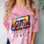 80s 90s Retro Party Costume Nostalgia Cassette Comfort Color Blast T-Shirt Clay
