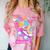 80's Baby 90's Made Me 1980s 1990s Nostalgia Retro Party Premium Tri-Blend Comfort Color Blast T-Shirt Clay