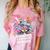 80's Cartoon Heroes Apparel For Retro Nostalgia Fans Comfort Color Blast T-Shirt Clay