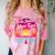 80s Fashion Girls Just Wanna Have Fun 1980s Nostalgia Comfort Color Blast T-Shirt Clay